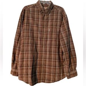 Woolrich Men's Striped Long Sleeve Button Down